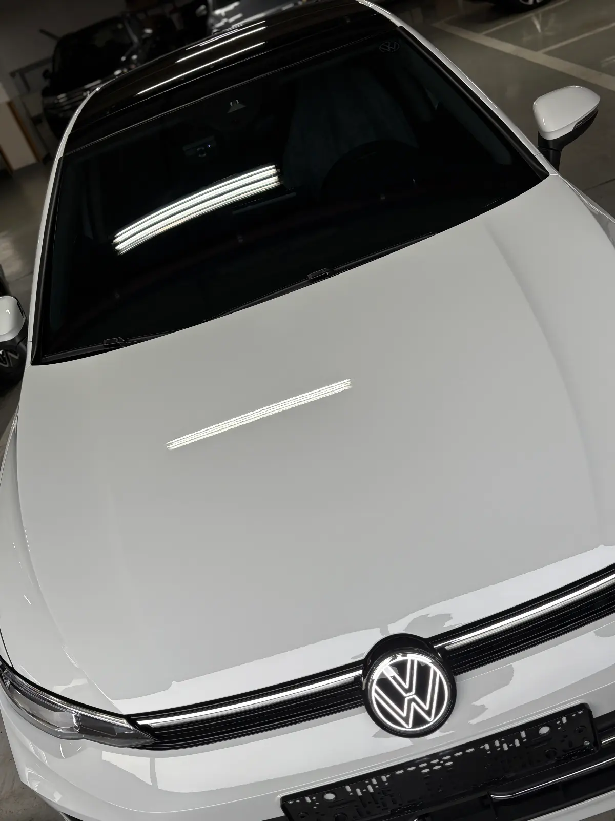 폭스바겐 골프 퓨어 화이트 TDI 프레스티지 2025년식 실물 사진 2/18